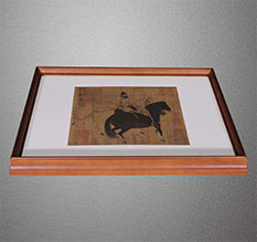 长阳书画装裱配框服务案例